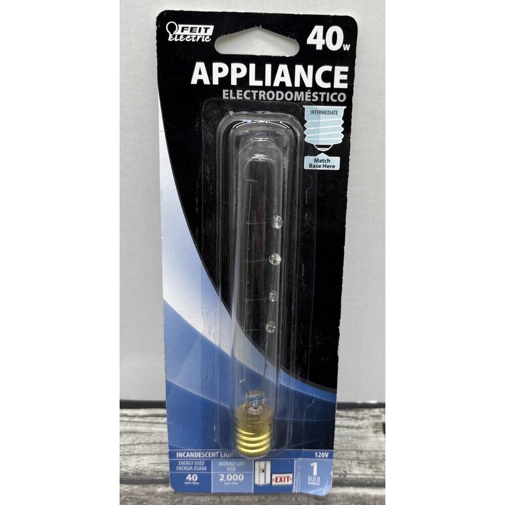 FEIT Electric Appliance 40 watts 120V Bulb 6 1/2 Clear Intermediate Base {QQ}